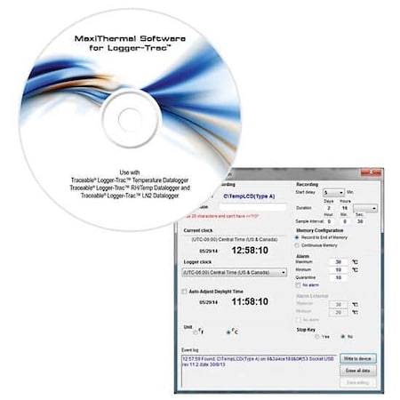 Digi-Sense Temperature Data Logger Download and Ana 18005-04